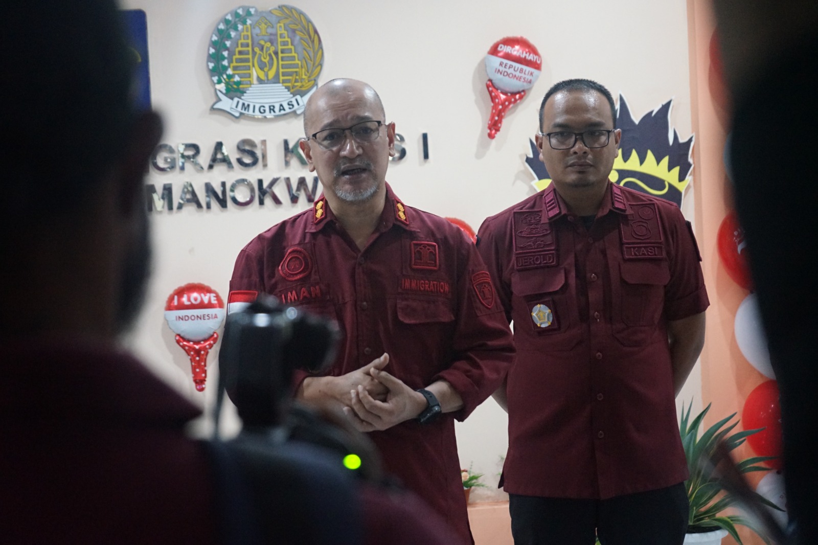 Kepala Kantor Imigrasi Kelas I Non TPI Manokwari, Iman Teguh Adianto